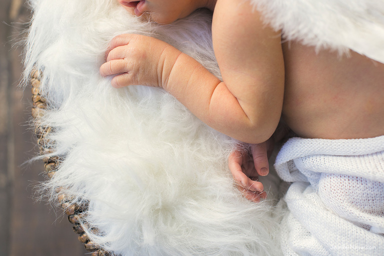 Newborn studio photo shoot