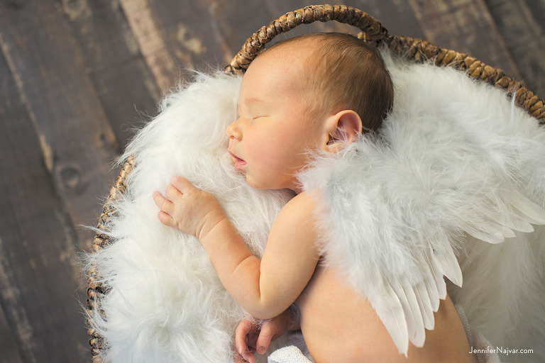 Newborn studio photo shoot