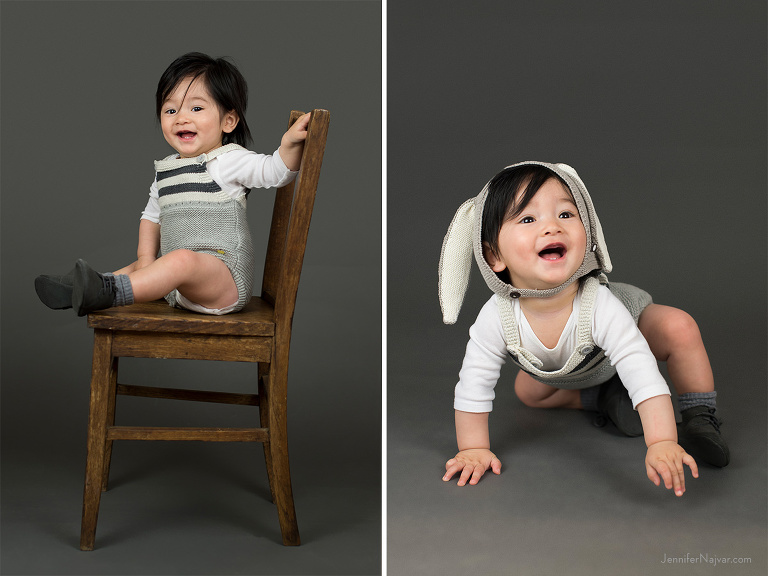 8-Month-Old Baby Boy Photos for Easter