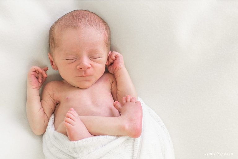 Sleeping Newborn Baby Photo