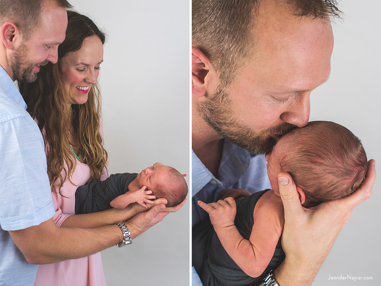 New Parents Holding Baby Boy