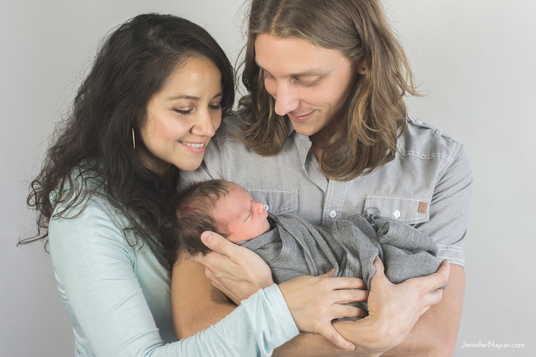 newborn family portrait