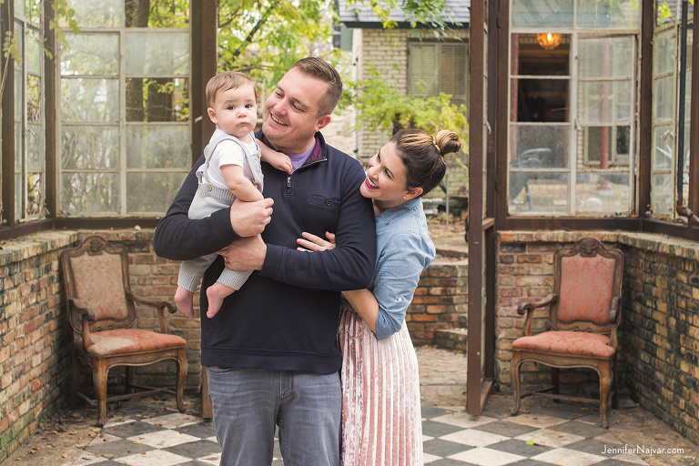 Austin Family photo shoot glasshouse