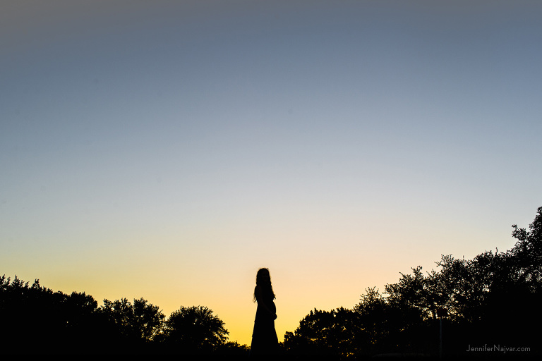 sunset maternity photography cedar park texas