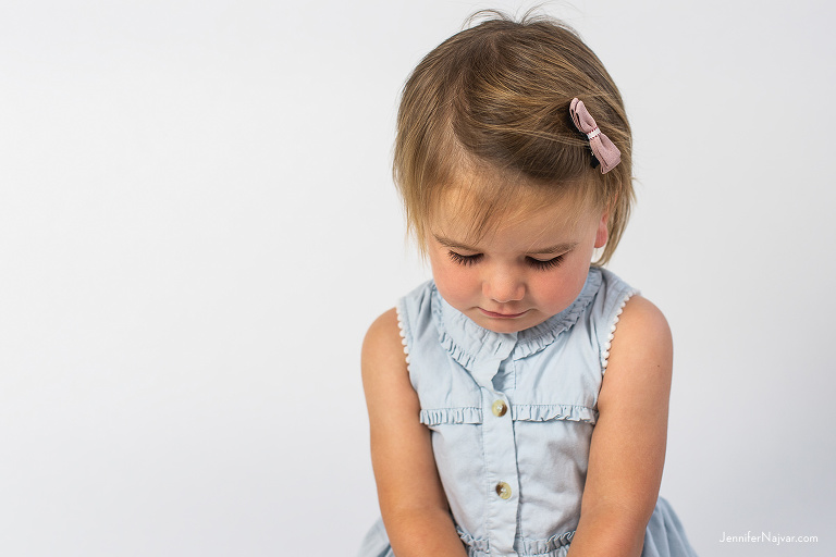 Simple Baby Girl Portrait