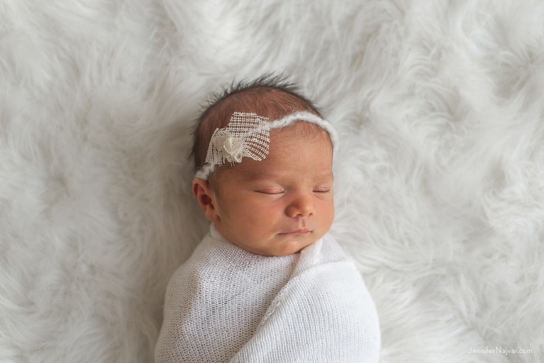 Newborn Baby Girl Natural Photo